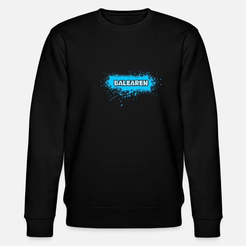 Sonne Balearen - Stanley/Stella Unisex Bio-Sweatshirt CHANGER  - Schwarz