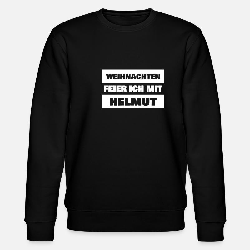 First name Helmut - Stanley/Stella CHANGER Unisex Organic Sweatshirt - black