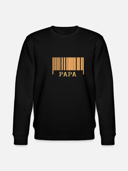 Papa - Stanley/Stella Unisex Bio-Sweatshirt CHANGER - Schwarz