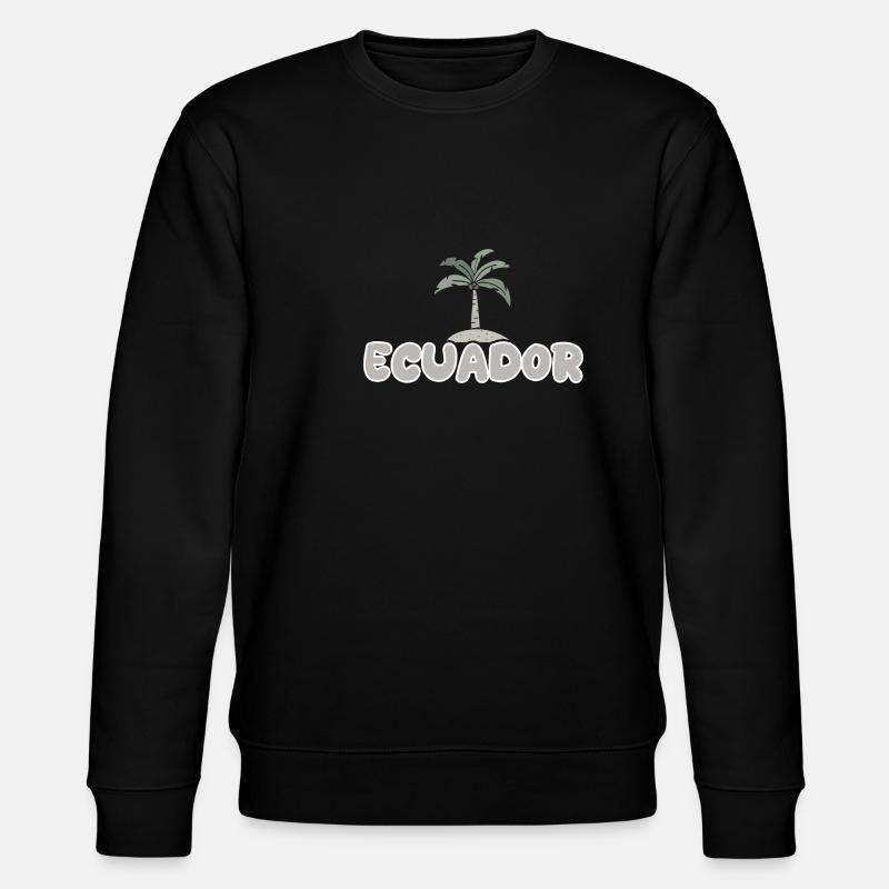 Ecuador as Ecuador - Stanley/Stella CHANGER Unisex Organic Sweatshirt - black