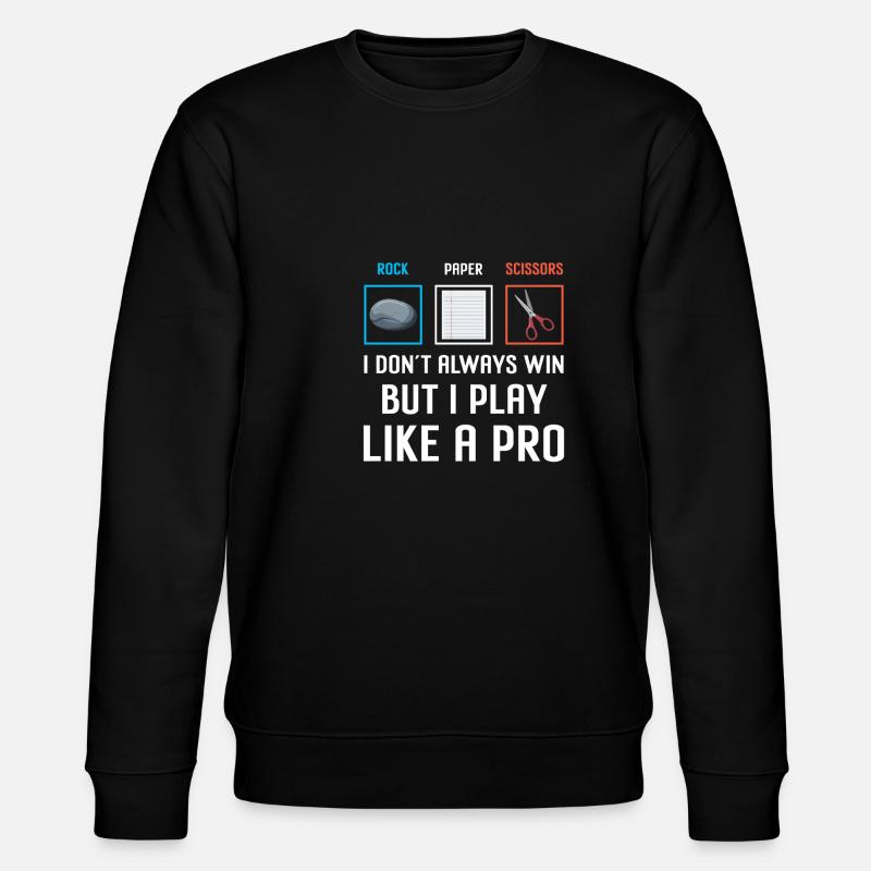 Ciseaux Papier Pierre Professionnel Gagnant - Sweat bio CHANGER Stanley/Stella Unisexe - noir