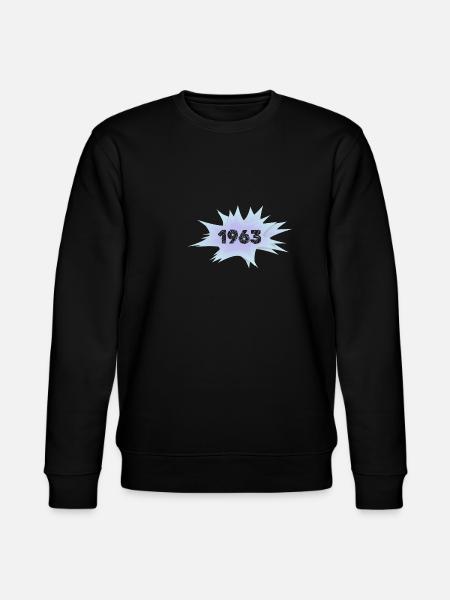 1963 - Stanley/Stella CHANGER Unisex Organic Sweatshirt - black
