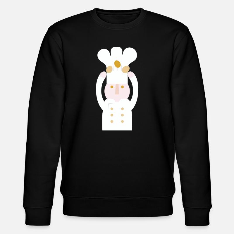 Ja, Chef l kein Text - Stanley/Stella Unisex Bio-Sweatshirt CHANGER  - Schwarz