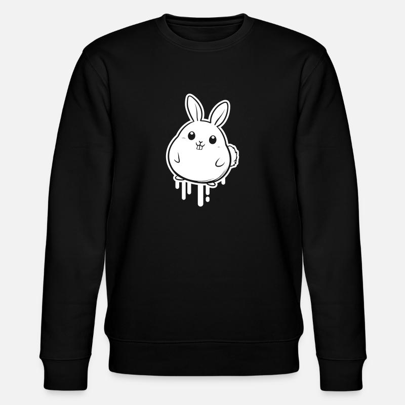 Lapin Drôle Pâques Mignon - Sweat bio CHANGER Stanley/Stella Unisexe - noir