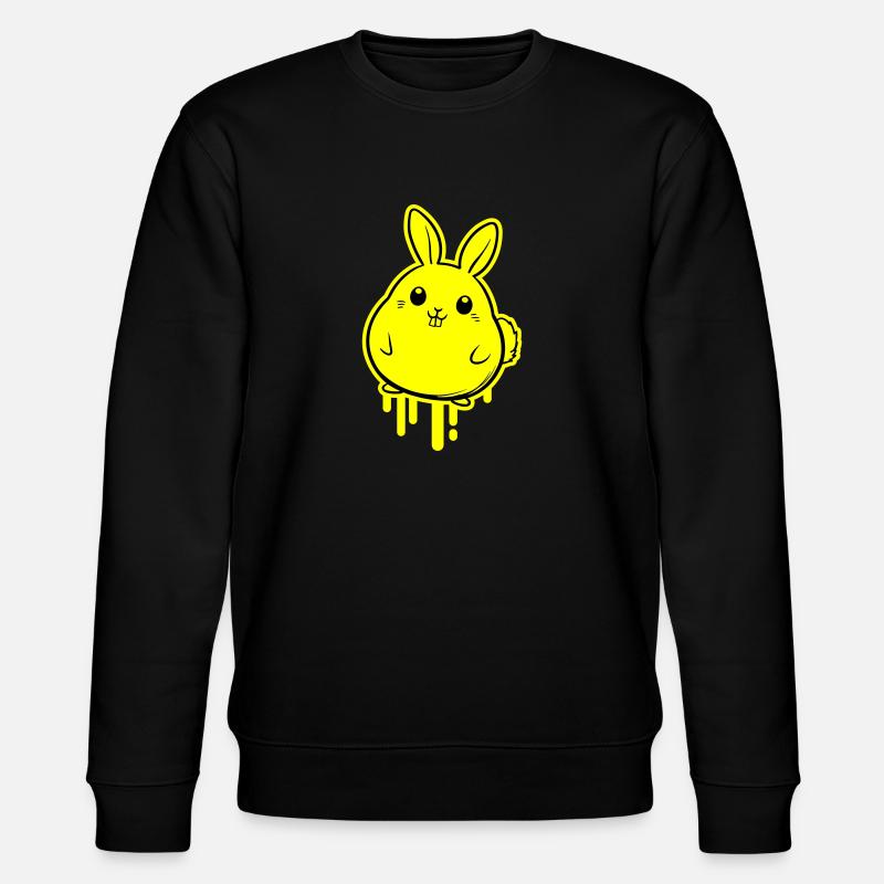 Lapin de Pâques drôle - Sweat bio CHANGER Stanley/Stella Unisexe - noir