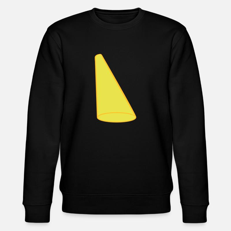 Lichtkegel Scheinwerfer Bühne Design - Stanley/Stella Unisex Bio-Sweatshirt CHANGER  - Schwarz