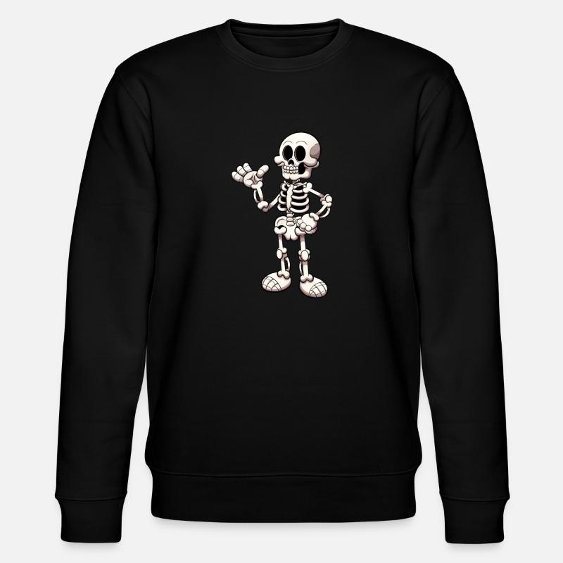 Squelette - Sweat bio CHANGER Stanley/Stella Unisexe - noir