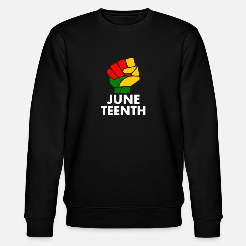 juneteenth - Sweat bio CHANGER Stanley/Stella Unisexe - noir
