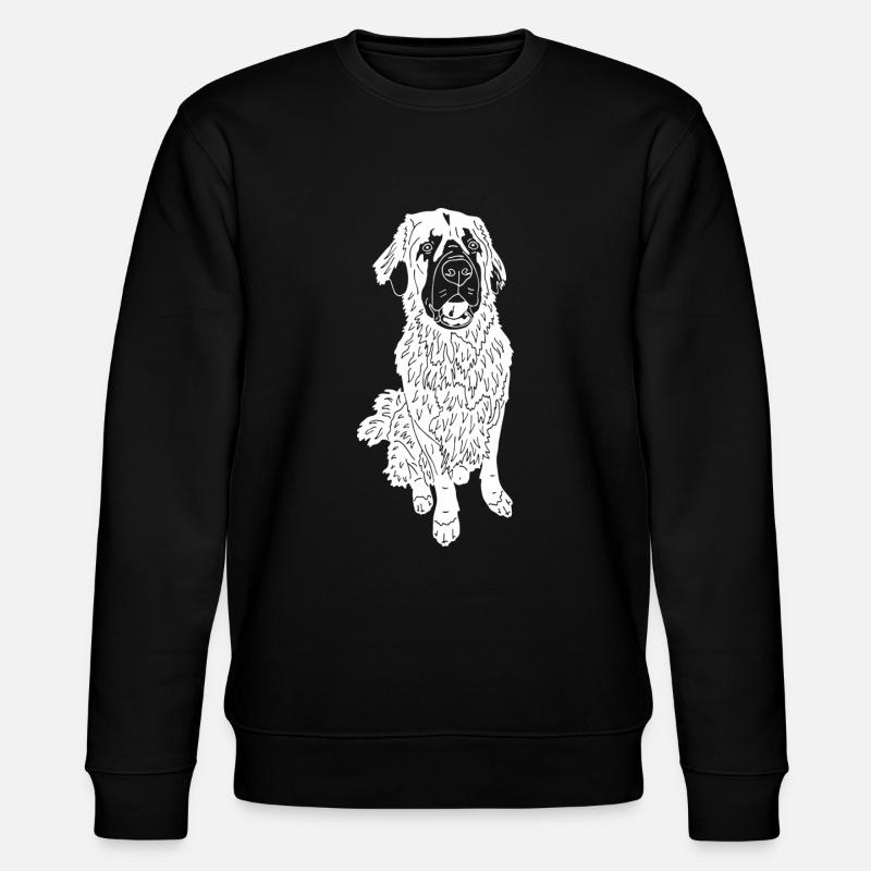 Leonberger Mix - Stanley/Stella Unisex Bio-Sweatshirt CHANGER  - Schwarz