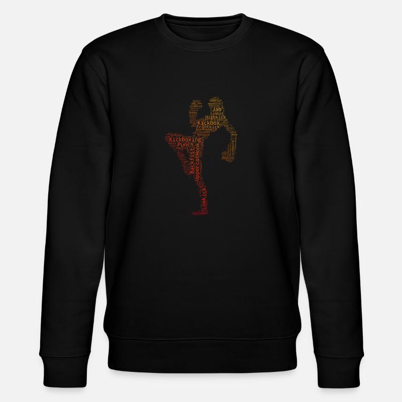 Kickboxing Kickboxer Boxing Hommes - Sweat bio CHANGER Stanley/Stella Unisexe - noir