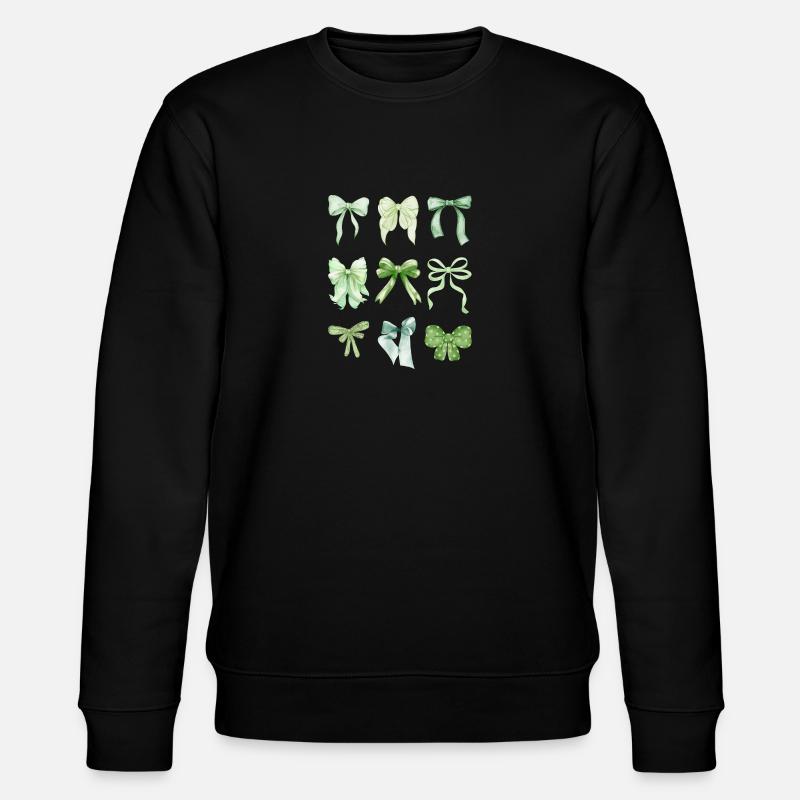Grüne Schleifen - Stanley/Stella Unisex Bio-Sweatshirt CHANGER - Schwarz