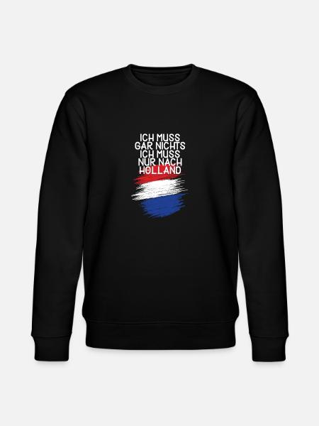 Holland - Stanley/Stella Unisex Bio-Sweatshirt CHANGER - Schwarz