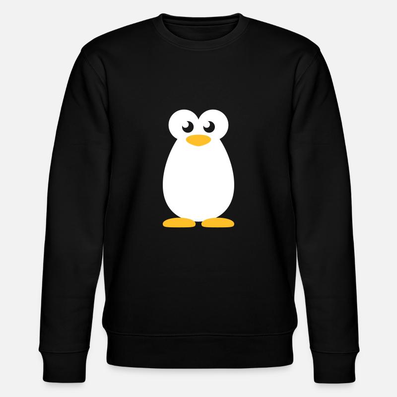Pinguin - Stanley/Stella Unisex Bio-Sweatshirt CHANGER  - Schwarz