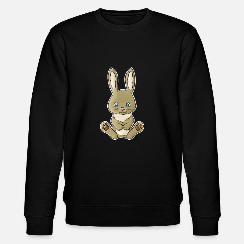 Hans Hase - Stanley/Stella Unisex Bio-Sweatshirt CHANGER  - Schwarz
