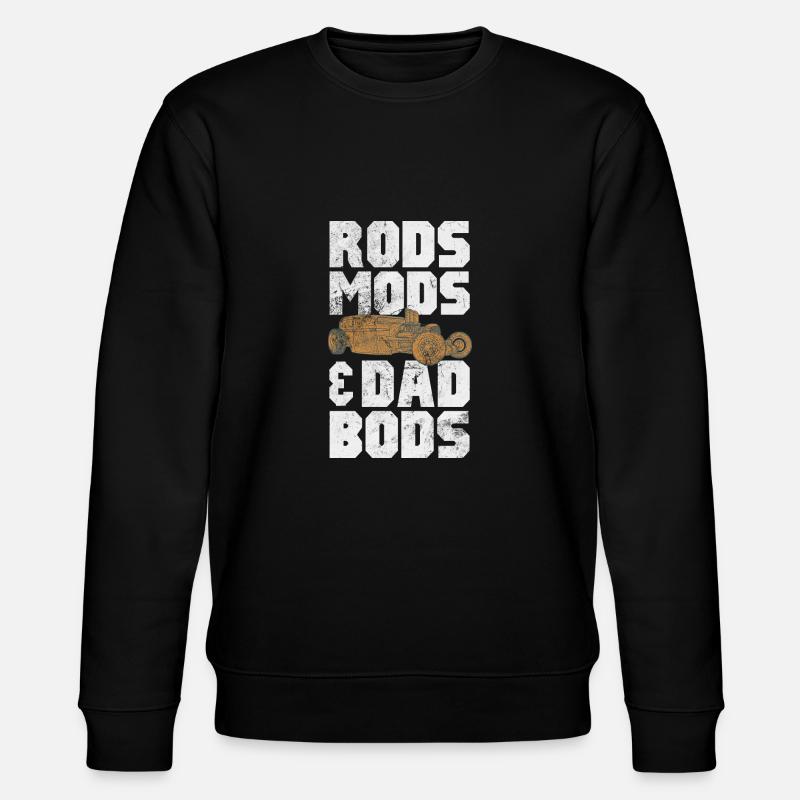 Rod mods & dad bods - Stanley/Stella CHANGER Unisex Organic Sweatshirt - black