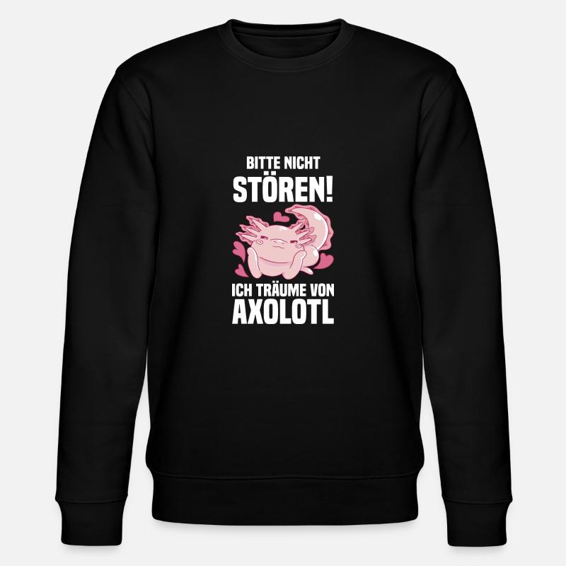 Axolotl - Stanley/Stella Unisex Bio-Sweatshirt CHANGER  - Schwarz