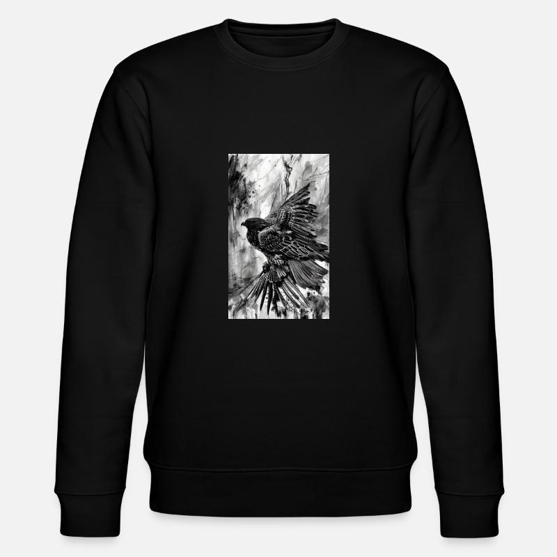 Aigle | Oiseaux | Liberté | Animaux - Sweat bio CHANGER Stanley/Stella Unisexe - noir
