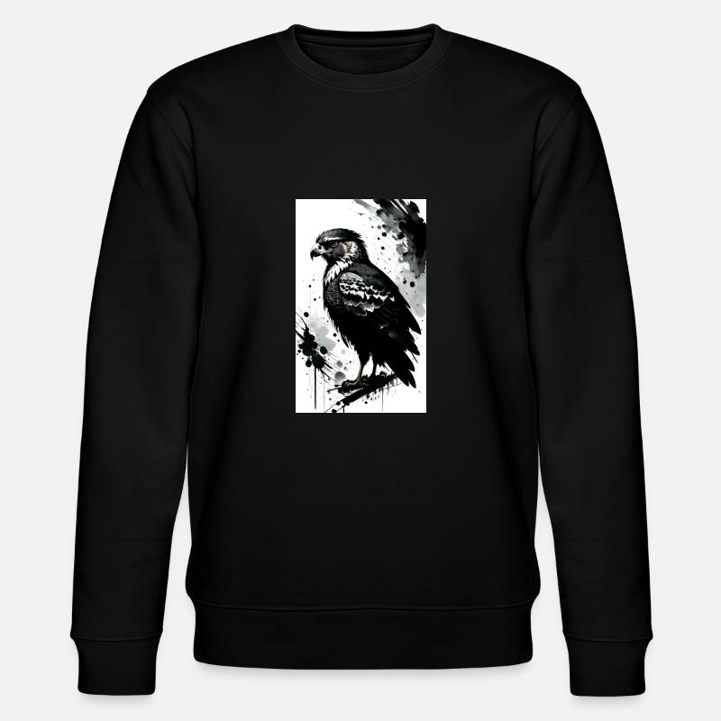 Aigle | Oiseaux | Liberté | Animaux - Sweat bio CHANGER Stanley/Stella Unisexe - noir