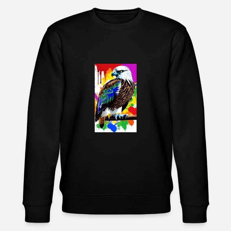 Aigle | Oiseaux | Liberté | Animaux - Sweat bio CHANGER Stanley/Stella Unisexe - noir