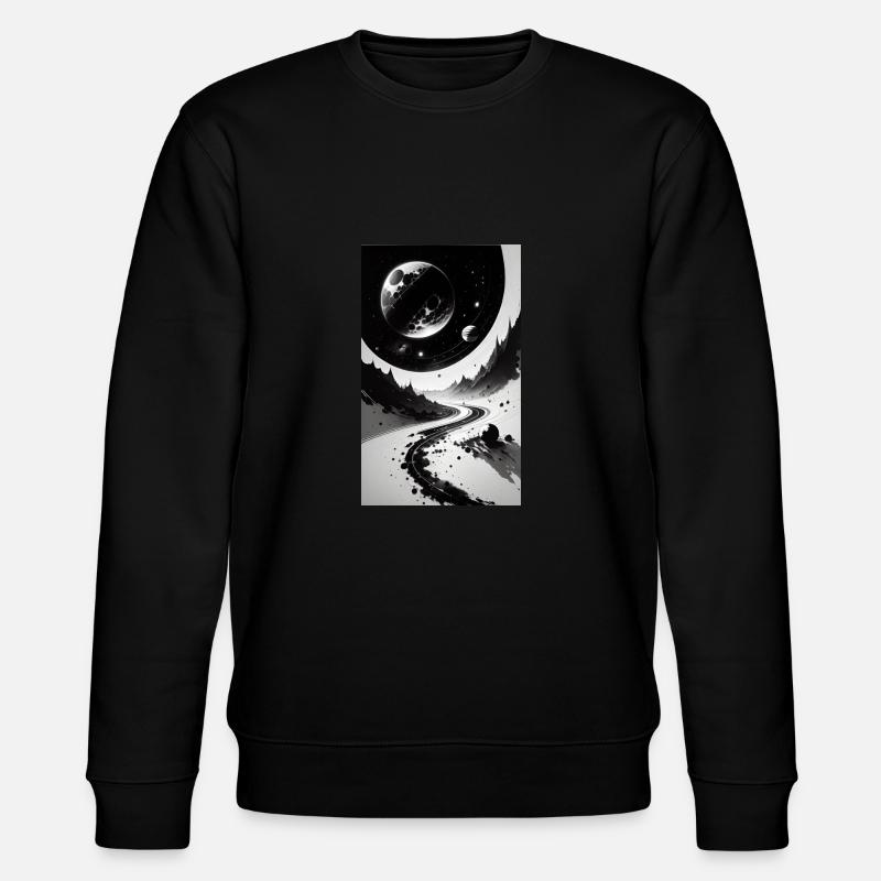 Solar System | Planets | Space | Star - Stanley/Stella CHANGER Unisex Organic Sweatshirt - black