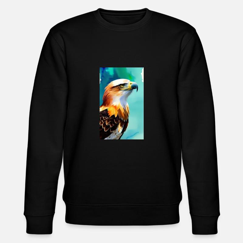 Aigle | Oiseaux | Liberté | Animaux - Sweat bio CHANGER Stanley/Stella Unisexe - noir