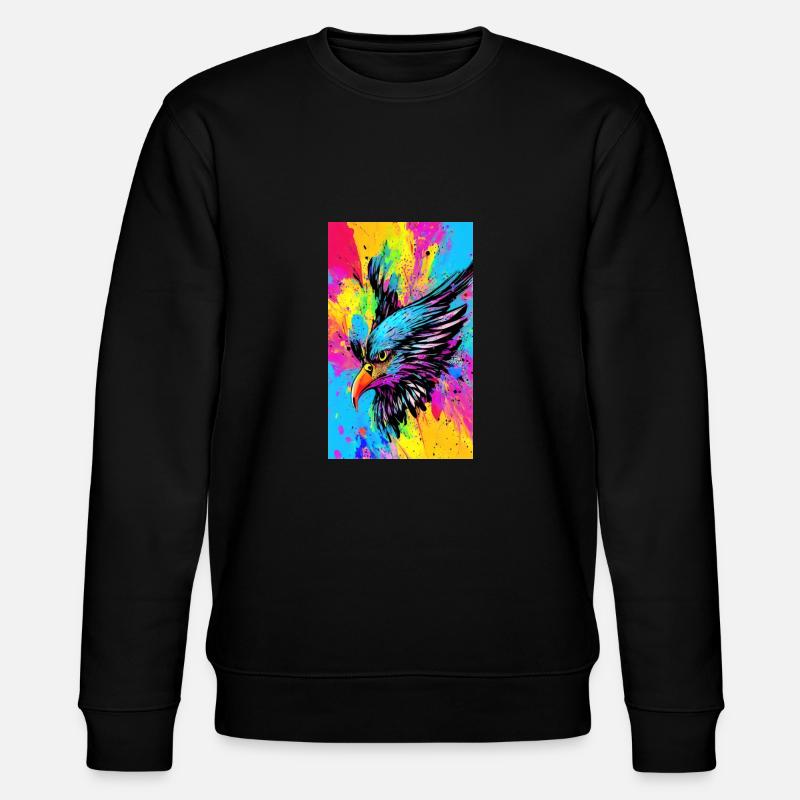 Aigle | Oiseaux | Liberté | Animaux - Sweat bio CHANGER Stanley/Stella Unisexe - noir