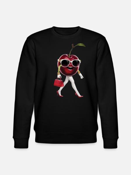 Frauen Kirsche - Stanley/Stella Unisex Bio-Sweatshirt CHANGER - Schwarz
