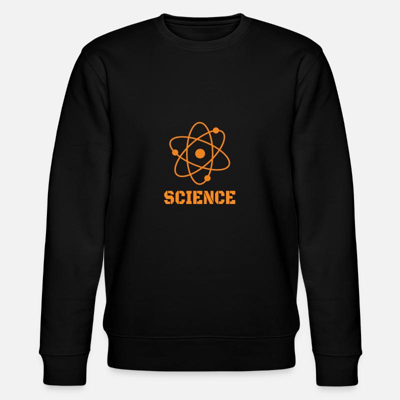 Physics: Science Atom - Stanley/Stella CHANGER Unisex Organic Sweatshirt - black
