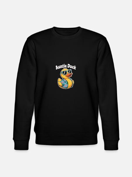 Auntie Duck Aunt Duck - Stanley/Stella CHANGER Unisex Organic Sweatshirt - black