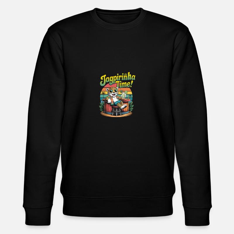 Jaguar avec Capirinha - Sweat bio CHANGER Stanley/Stella Unisexe - noir
