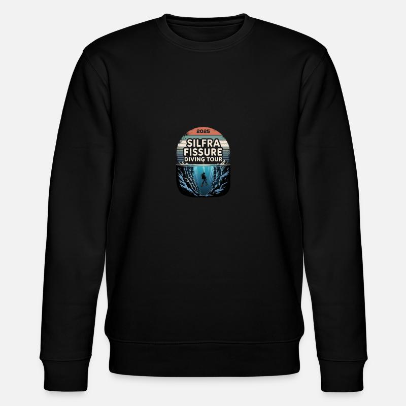 DivingTour Silfra 2025 - Stanley/Stella CHANGER Unisex Organic Sweatshirt - black