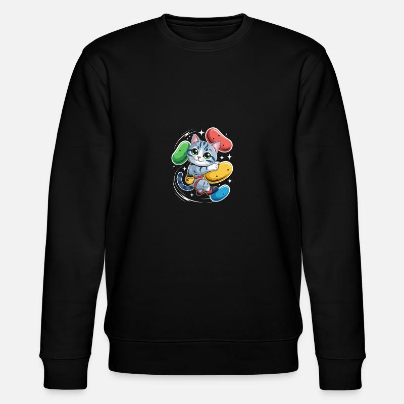 Boulder Cat - Stanley/Stella CHANGER Unisex Organic Sweatshirt - black