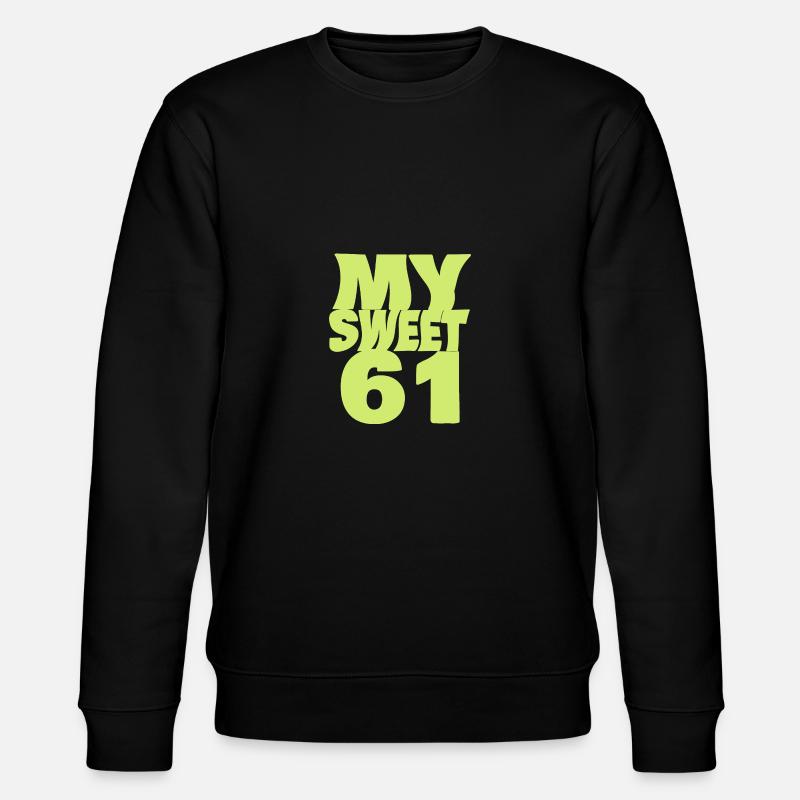 Süß 61 - Stanley/Stella Unisex Bio-Sweatshirt CHANGER  - Schwarz