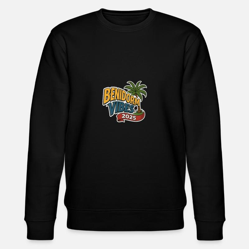 Benidorm Vibes 2025 - Stanley/Stella CHANGER Unisex Organic Sweatshirt - black