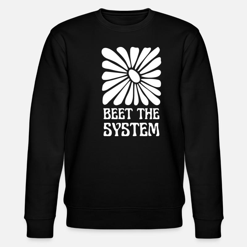 Beet the system - Stanley/Stella CHANGER Unisex Organic Sweatshirt - black
