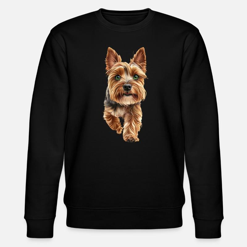 Yorkshire Terrier - Stanley/Stella Unisex Bio-Sweatshirt CHANGER  - Schwarz