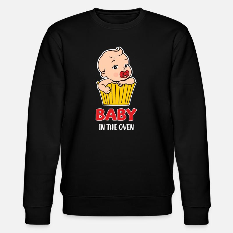 Bébé au four (foncé) - Sweat bio CHANGER Stanley/Stella Unisexe - noir