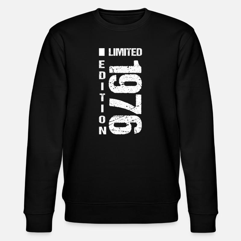 50e anniversaire 1975 Édition limitée - Sweat bio CHANGER Stanley/Stella Unisexe - noir