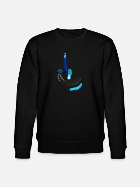 Blue Tee - Stanley/Stella Unisex Bio-Sweatshirt CHANGER  - Schwarz