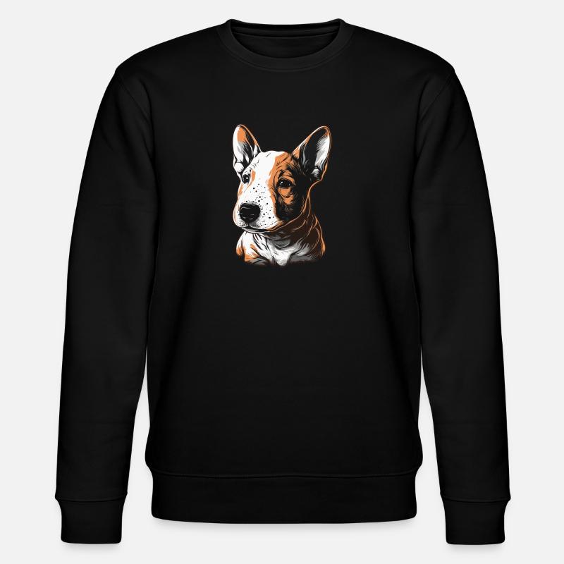 Chiot Bull Terrier - Sweat bio CHANGER Stanley/Stella Unisexe - noir