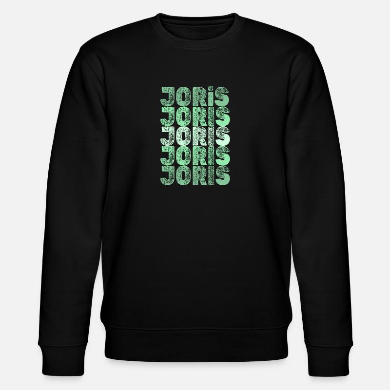 Joris Joris - Stanley/Stella Unisex Bio-Sweatshirt CHANGER  - Schwarz