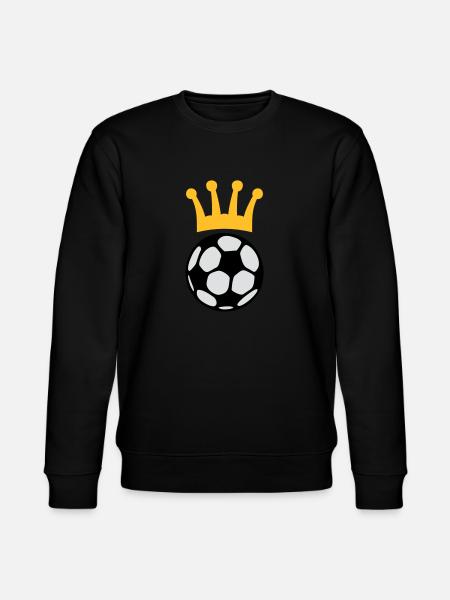 KING FOOTBALL - Stanley/Stella CHANGER Unisex Organic Sweatshirt - black