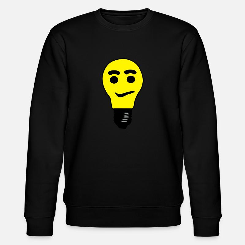 glühbirne - Stanley/Stella Unisex Bio-Sweatshirt CHANGER  - Schwarz
