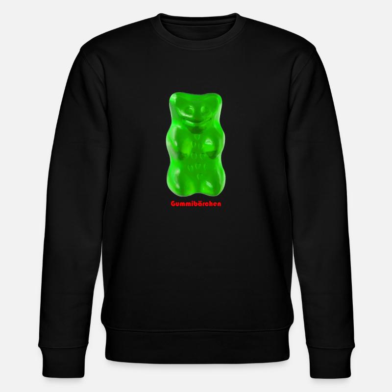 Gummibärchen - Stanley/Stella Unisex Bio-Sweatshirt CHANGER  - Schwarz