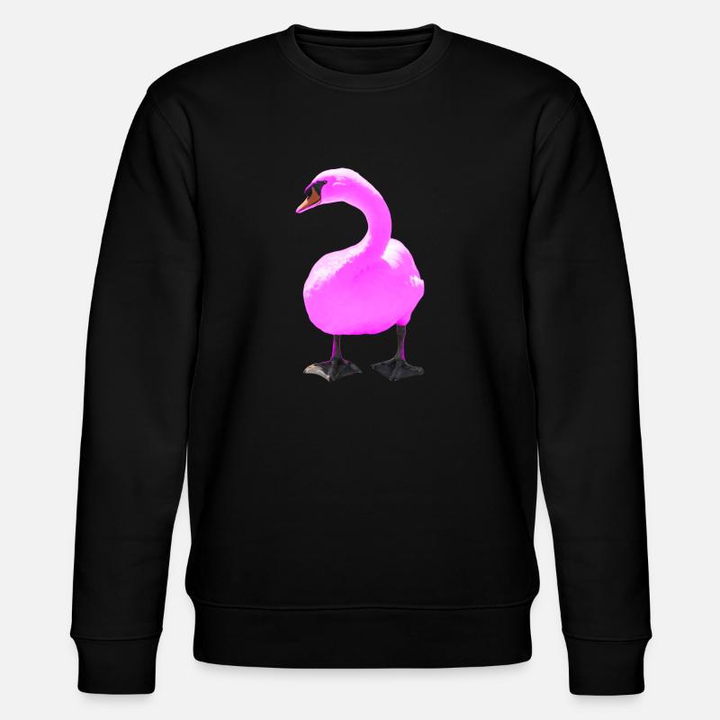 Schwan - Stanley/Stella Unisex Bio-Sweatshirt CHANGER  - Schwarz