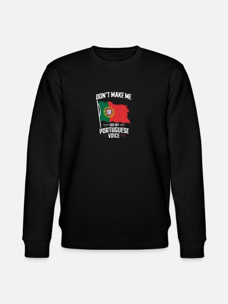 Portuguese Voice - Stanley/Stella CHANGER Unisex Organic Sweatshirt - black