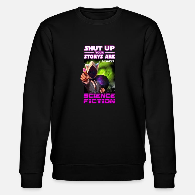 sci fi - Stanley/Stella Unisex Bio-Sweatshirt CHANGER  - Schwarz