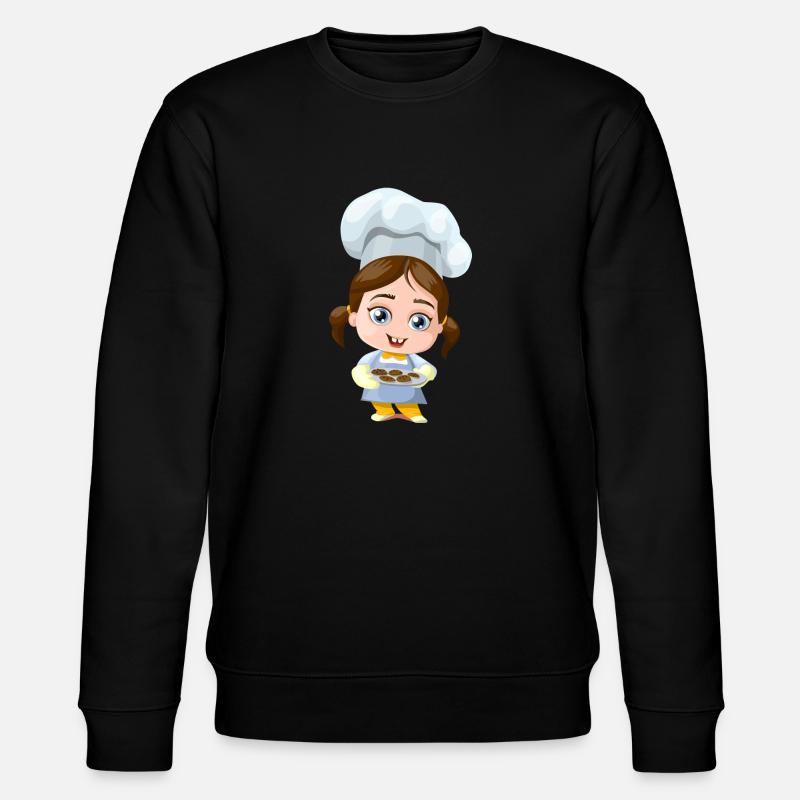 Bäckerin - Stanley/Stella Unisex Bio-Sweatshirt CHANGER  - Schwarz