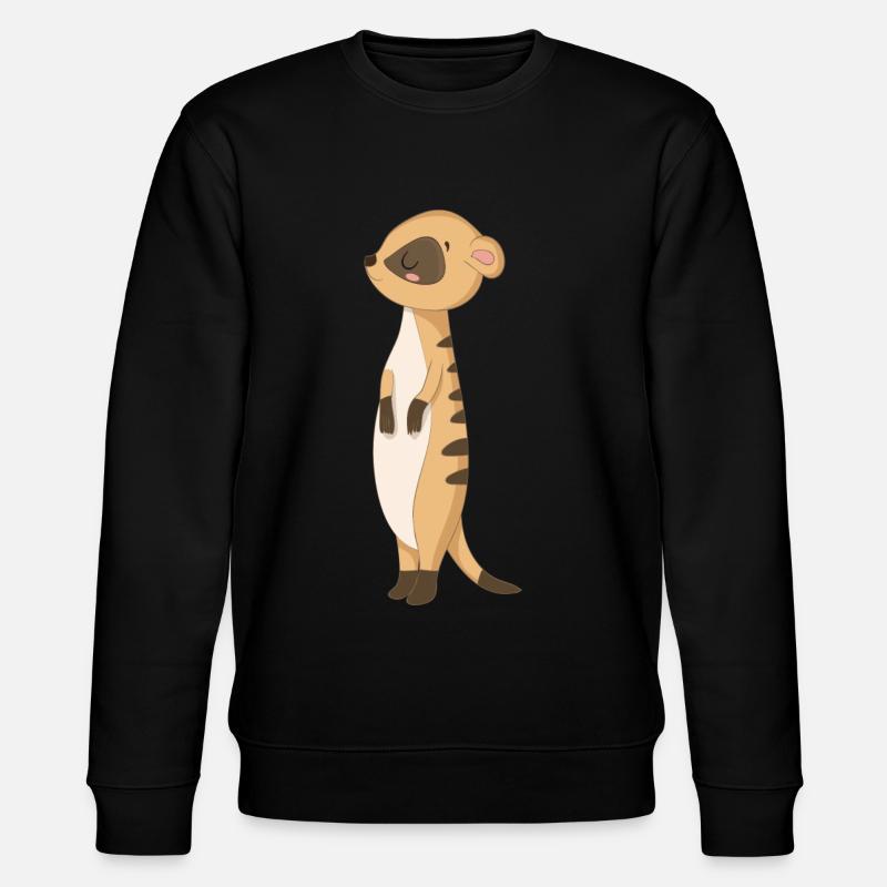Doux suricate Manguste - Sweat bio CHANGER Stanley/Stella Unisexe - noir