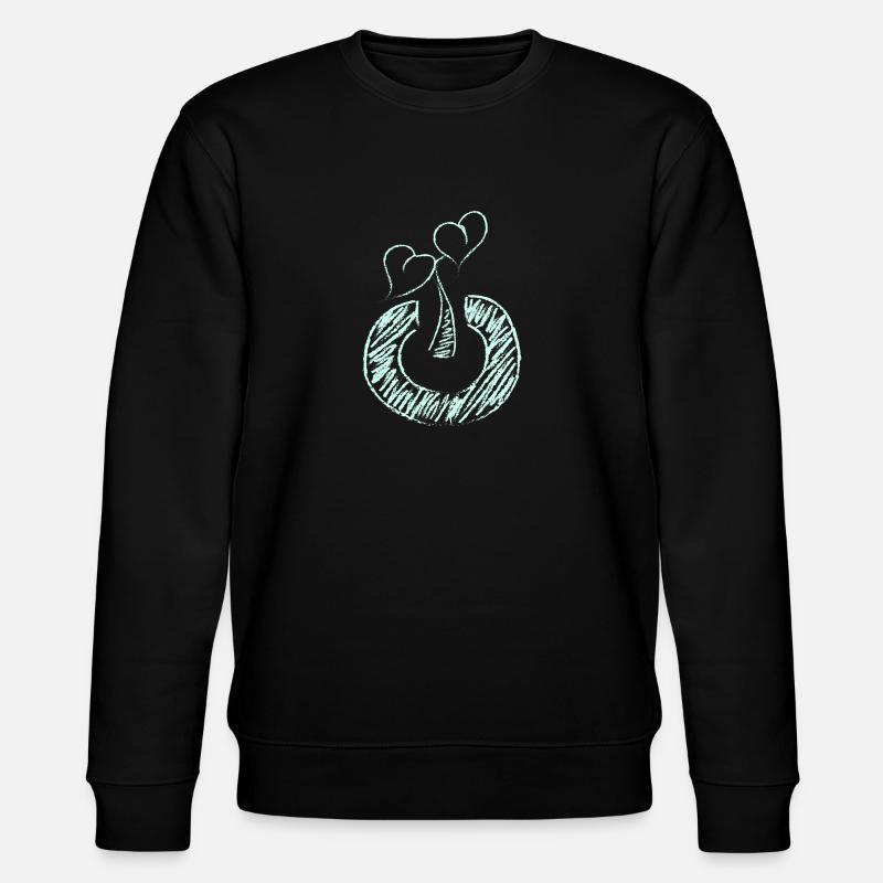 Switch off plant - Stanley/Stella CHANGER Unisex Organic Sweatshirt - black